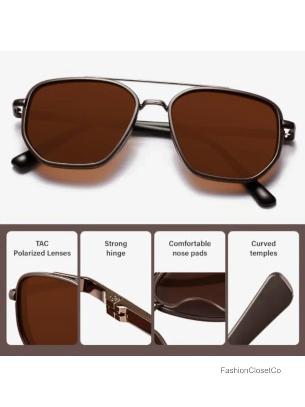 Polarized Aviator Sunglasses for Women Men UV Protection Sports Running